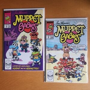 Muppet Babies #18, #23 - Marvel Comic Books (Lot of 2) 
